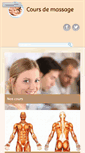 Mobile Screenshot of cours-de-massage.ch